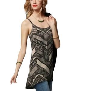 NWOT CAbi #3278 Monaco Lace Print Tank